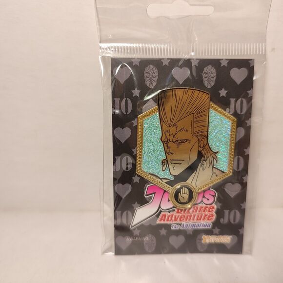 Jojos Bizarre Adventure Stardust Crusaders Polnareff Enamel Pin Official Badge - Picture 1 of 1